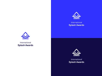 Rebrand International Splash Awards blue brand identity branding branding design clean drop drupal graphic design haelsum identity opensource rebrand rebranding splash splash awards