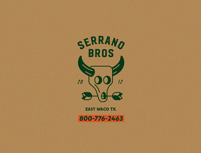 Sarrano Boys - TJSK badge branding creative market design illustration logo mexican food mexican restaurant retro skull skull logo taco tex mex type typography vector