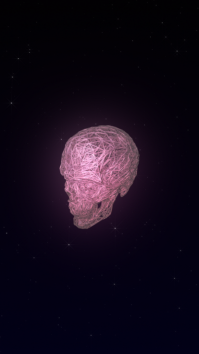 Skull Love 3d 3d art adobe after effects after effects cinema 4d cyberpunk lofi lowpolyart maxon3d mesh neon psychedelic retro scifi skull skull art