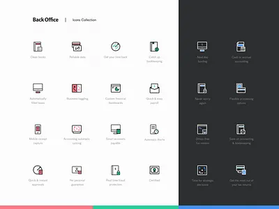 New Accountants Website Icon Pack clean fireart fireart studio icon icon pack iconography iconset illustration illustrator product stroke vector