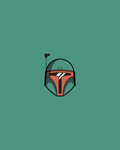 Boba Fett - Star Wars attack of the clones baby yoda babyyoda boba fett clonewars design flat design flat illustration illustration jango fett star wars starwars starwarsday the mandalorian the mandolorian