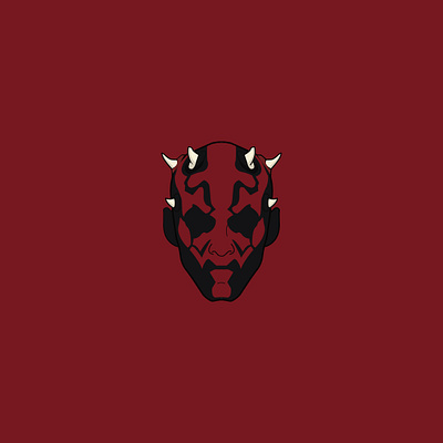 Darth Maul - Star Wars attack of the clones baby yoda babyyoda clonewars darth maul darthvader design flat design flat illustration illustration jedi sith starwars starwarsday the phantom menace