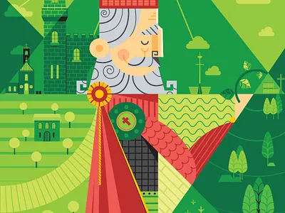 Dom Dinis adobe illustrator illustration kings portugal vector vector art