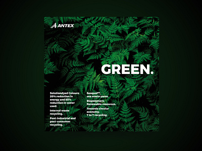 Antex Green design graphic design poster design