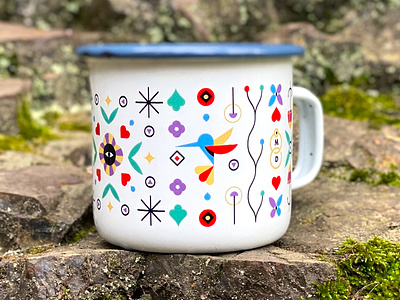 M.U.G. branding camp mug pattern wedding