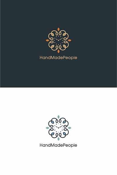 Hand Made People art brand branding concept creativity decorative design development fashion graphic design graphicdesign handmade illustration logo people project style trend vector