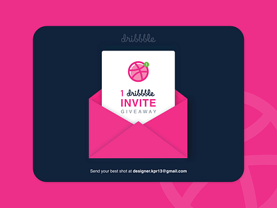 Dribbble Invite behance branding dailyui design dribbble dribbble invitation dribbble invite flat illustration invite ui ux design