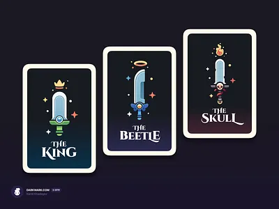 RPG Swords Cards cards dndarmory game art illustration madeinaffinity tabletop