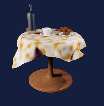 Blender Table 1 3d architect blender blender3d table