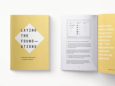 Laying the Foundations Book book book covers design system design systems product design resources ui user experience ux web design