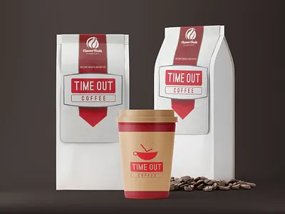Coffee Bag Packaging Mockup Free PSD branding coffee freebies mockup packaging