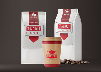 Coffee Bag Packaging Mockup Free PSD branding coffee freebies mockup packaging