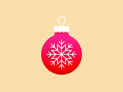 Ornament christmas christmas tree cold december festive gradient holidays ornament simple snow snowflake tree ornament