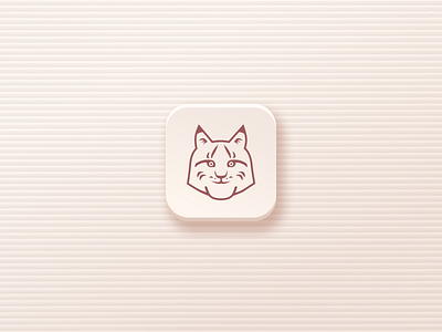 Lynx Icon concept digitalart icon lynx sketch uidesign vector