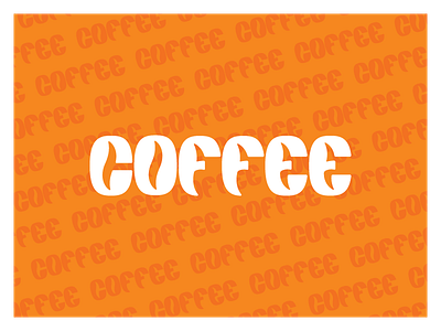 Coffee Type design graphic design lettering type typogaphy