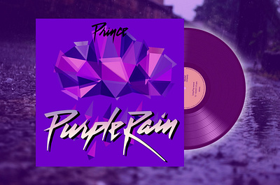 Weekly Warm-up: Purple Rain adobe art branding clean design graphic design illustration illustrator