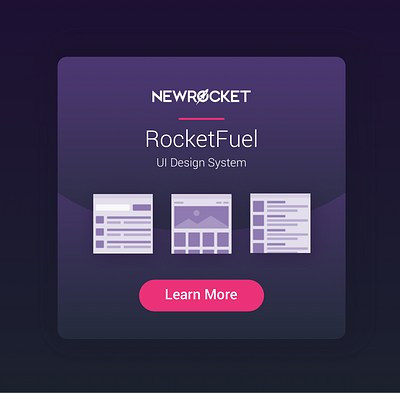 RocketFuel Product Banner portal service servicenow ui uidesign ux