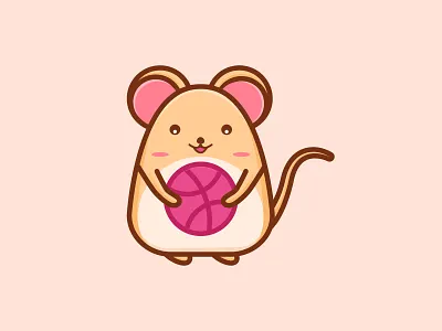 Hi Dribbble app illustration logo