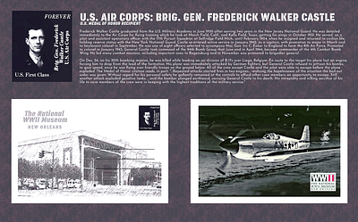 Postcard & Postage Concept for The National WWII Museum advertisement branding collector set concept design copywriting gift shop illustration logo medal of honor medal winners military museum postage stamp postcard postcards stamp collection stamps stationery design war history ww2