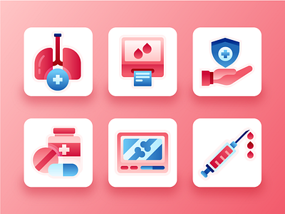 Hospital Icons #1 2d blood blood donation drugs health hospital icons icons design illustration injection lung medic medical medical care medication ui ui kit uidesign uiux xray