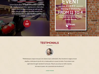 Bowling game HTML Template