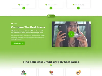 Elite Personal Finance Blog UI design animation app blog design finance illustration illustrator minimal money student type typography ui uiux ux