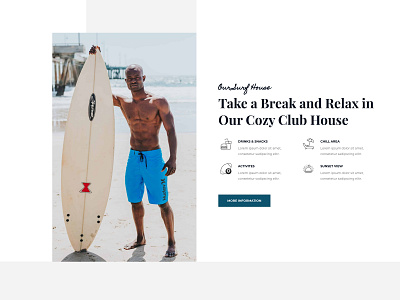 WidgetKit - Surfing School agency blog corporate design creative design design education website illustration personal website responsive surfing school template web design website