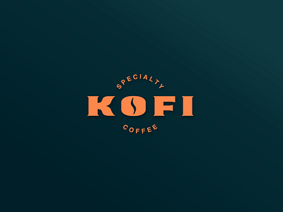 Kofi cafe coffee logo minimalist specialty specialty coffee
