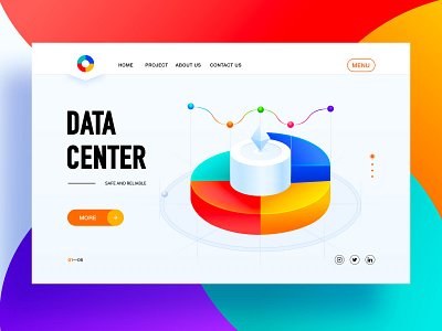 Data Transmission Center branding color data illustration logo red transmission center transmission center typography ui uiux web web app web deisgn web design 设计