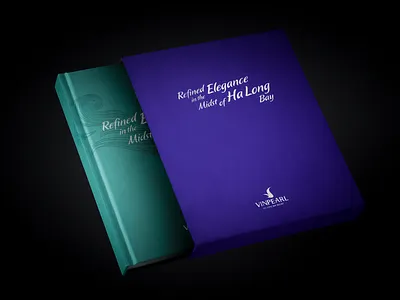 Photobook advertising book book case design editorial design halong bay hospitality hotel layout luxury resort production
