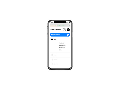 Apple Point® 2019 adaptation apple daily ui design fix imac ipad iphone menu mobile mockup online point repair shop store ui ux websie
