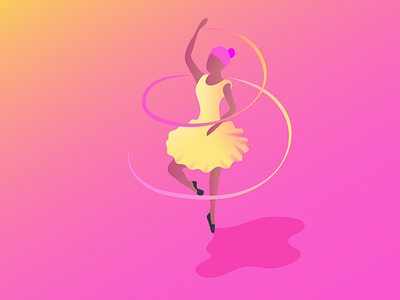 Body Language ballerina ballet body dance dancer gradients icon illustration language sport vector