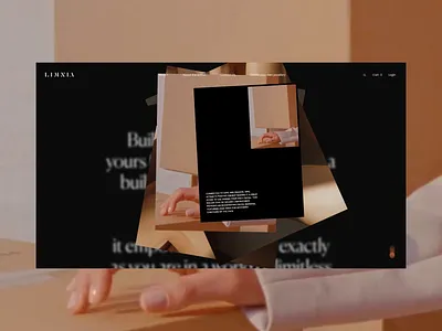 Limnia Fine Jewelry Animation animation design interface motion promo typography ui ux video web website