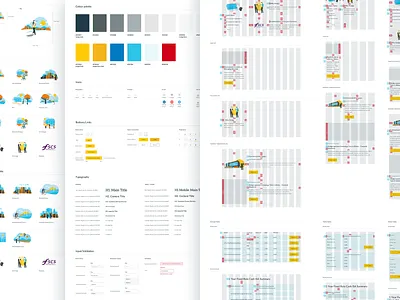 Hodge Bank - Design System 7robots bank buttons colours components design designsystem financial grid iconography icons illustration library product specifications styleguide system typography ui ux