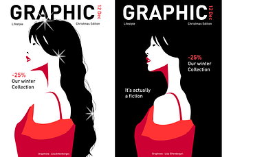 Magazine - Graphic art book cover character christmas design digital graphic illustration magazine cover magazine design magazine illustration vector