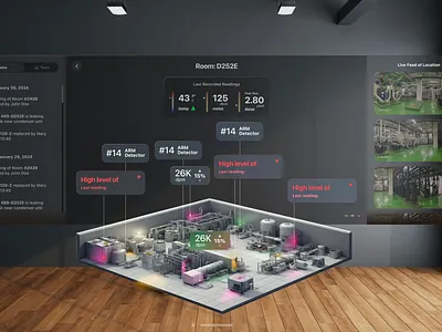 Nuclear Management with Spatial Computing ai app spatial computing ui ux