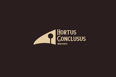 Hortus Conclusus Benevento - Concept Brand Identity adobe adobe illustrator beige benevento branding brown corporate design corporate identity grafica grafico identity identity branding identity design italia italy logo logo design logo designer logo designers logodesign