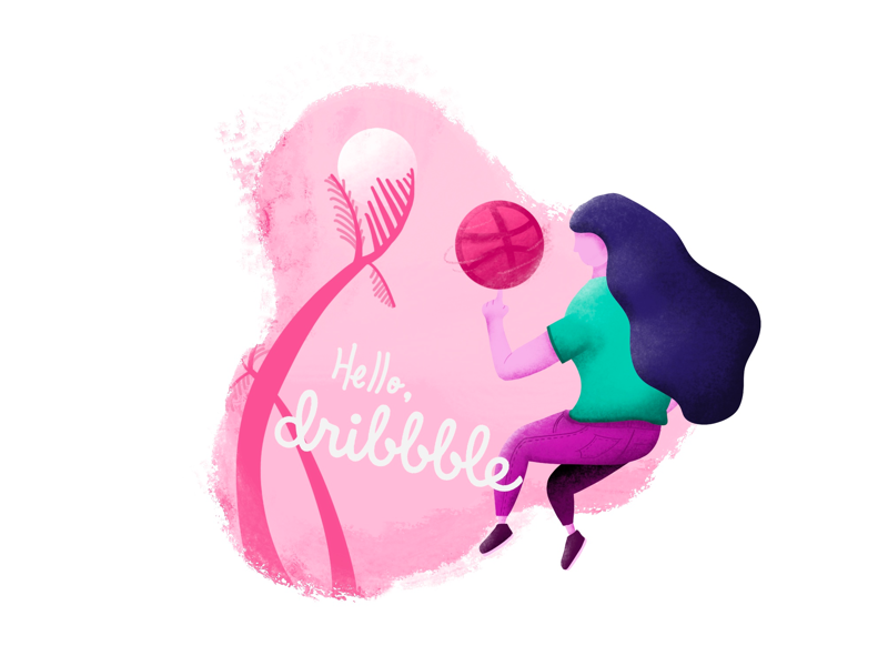 Example of Hello, dribbble!