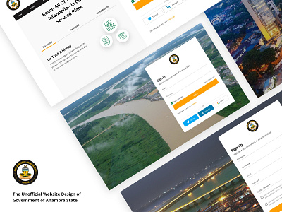 The Unofficial Taxation Website Design of Anambra uidesign uxdesign web design