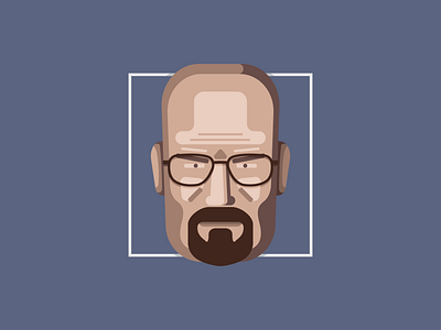 Heisenberg breaking bad breakingbad character design design dribbble poland heisenberg illustration illustrator kgcladesign vector walter white walterwhite