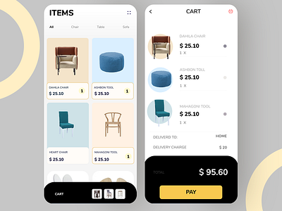 Conceptual design: e commerce App ecommerce ecommerce app ecommerce design ecommerce shop trend 2019 trendy ui ui design ux