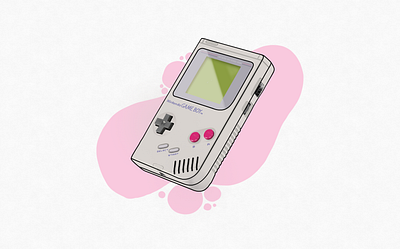 Game Boy adobe drawing game gameboy gaming illustration illustrator nintendo vector