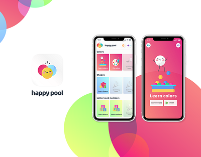 App Happy Pool - AR app ar design ui ui ux ux ux design