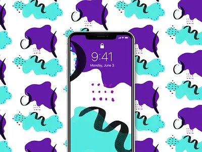 Daily UI // Day 059 // Background Pattern dailyui design illustration ui ux vector web