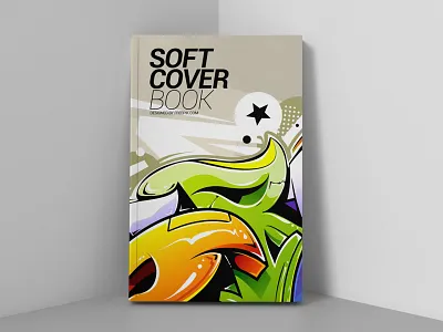 Soft Book Cover Mockup album background book book cover brochure catalog changeable cover customizable editable minimal minimalist mock mock up mockup note notebook paper presentation press