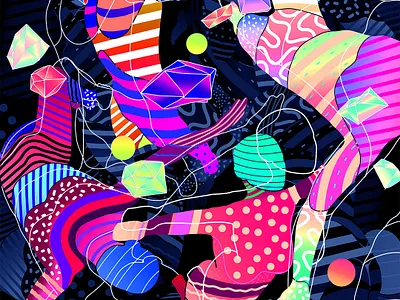 FREESTYLE ILLUSTRATION abstract artwork colorful freestyle gradient illustration illustration art illustration design illustrations iridescent klarens klarens malluta line art pattern pattern art pattern design patterns poster vivid