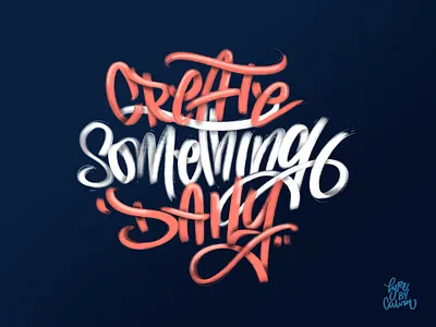 Create Something Daily applepencil art artspotlight communityovercompetition creative design digitalart goodtype goodvibesonly handlettering inspiration ipadlettering ipadpro likeforlike love motivation myteam picoftheday procreate typebycalvin