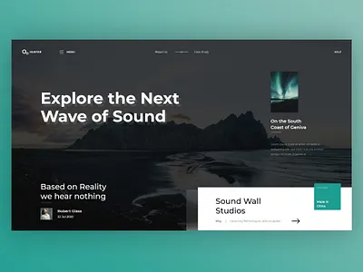 UI-Hunter kit - Landing Page Preview design landing page ui uidesign uikit web