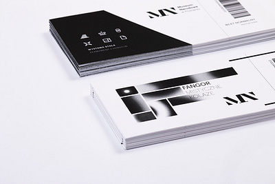 Tickets detail - National Museum in Poznań art gallery branding design grid layout icon icons logo logotype logotypes minimalism museum print tickets typography visual identity visual identity