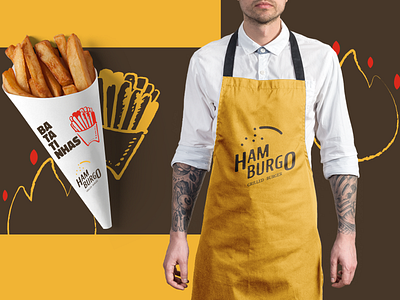 Hamburgo • Grilled Burger - Branding 04 brand brand design brand identity burger burgers identity identity design inspirations logo logodesign logotype potato chips